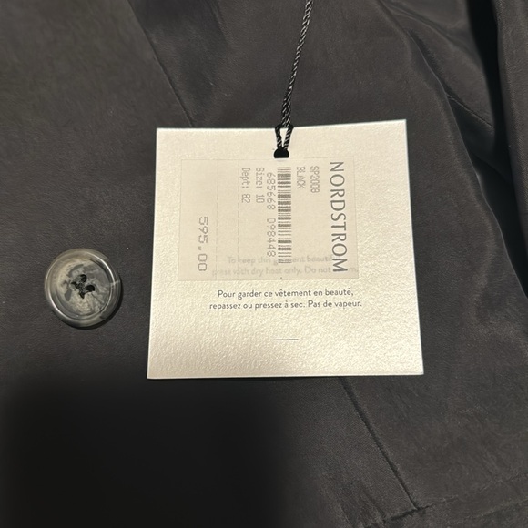 Black Size 10 Blythe Jacket with shoulder pads - Picture 3 of 3